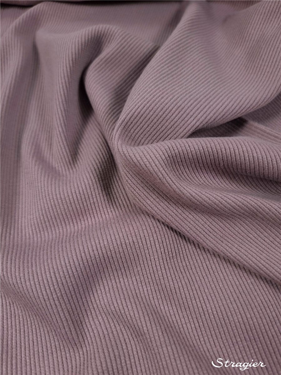 Maille Reps Stretch - uni - Orchidée givrée 