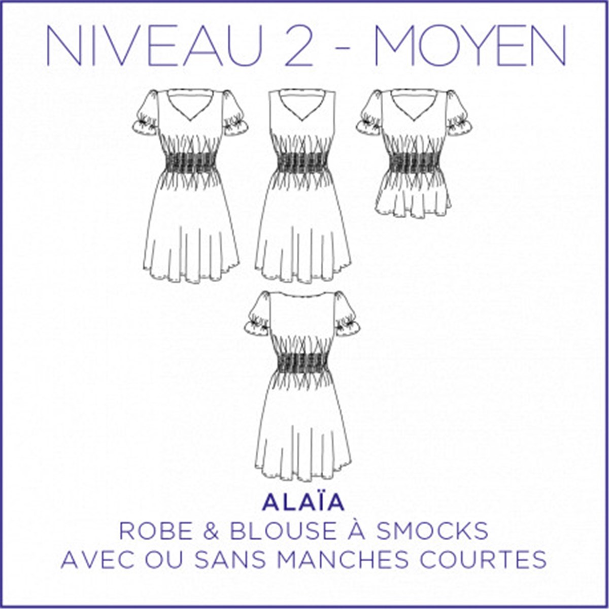 Patron Coralie Bijasson - C'est moi le Patron - Robe / Blouse Alaïa -  - 34-48 