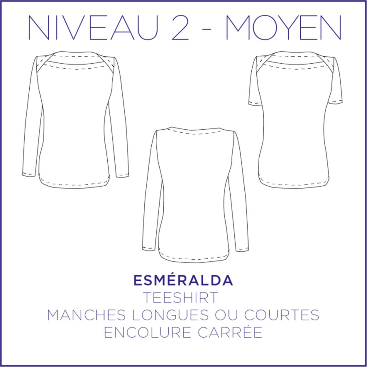 Patron Coralie Bijasson - C'est moi le Patron - Teeshirt Esmeralda - - S-XL