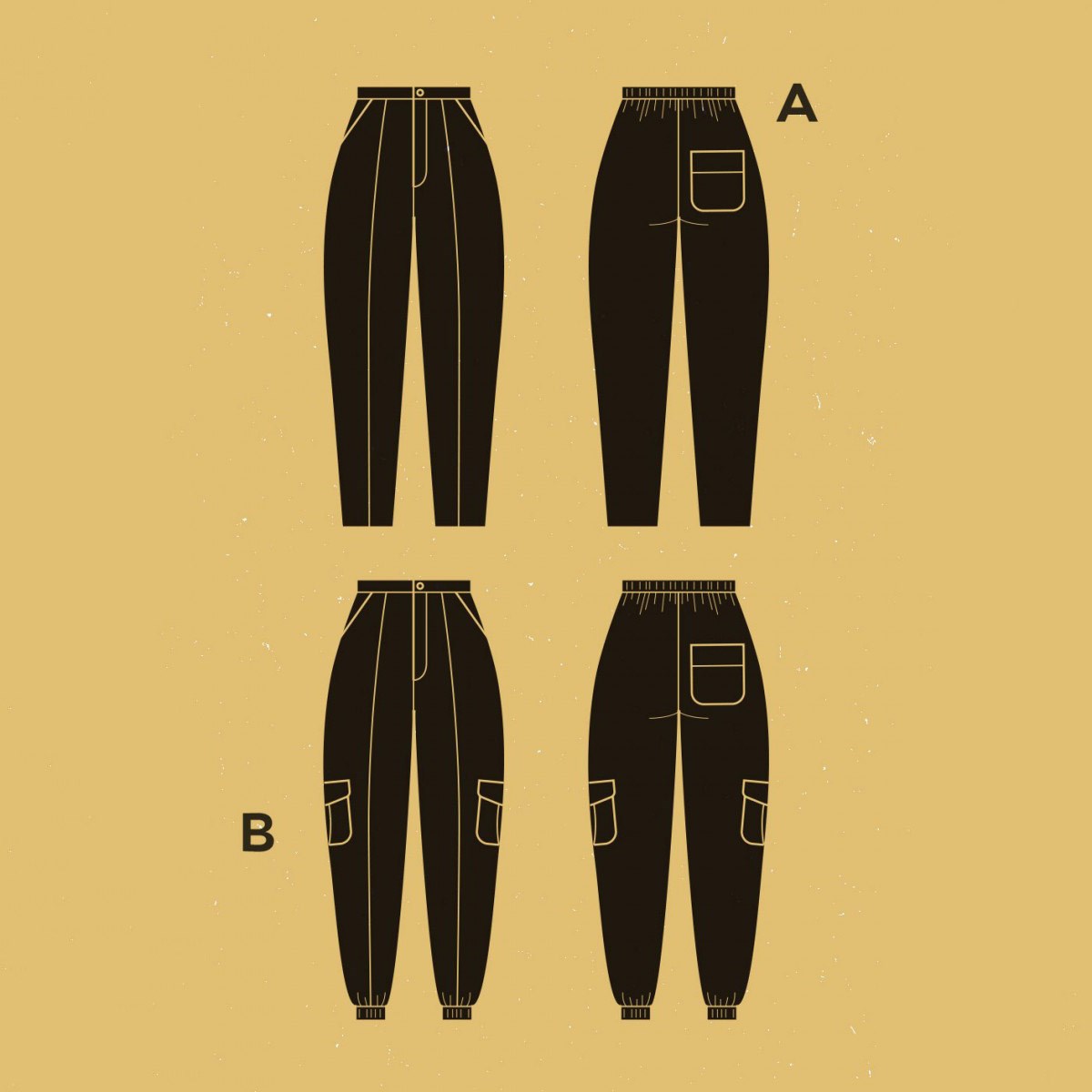 Patron -Deer and Doe- - Pantalon Acajou - - EU 34-46