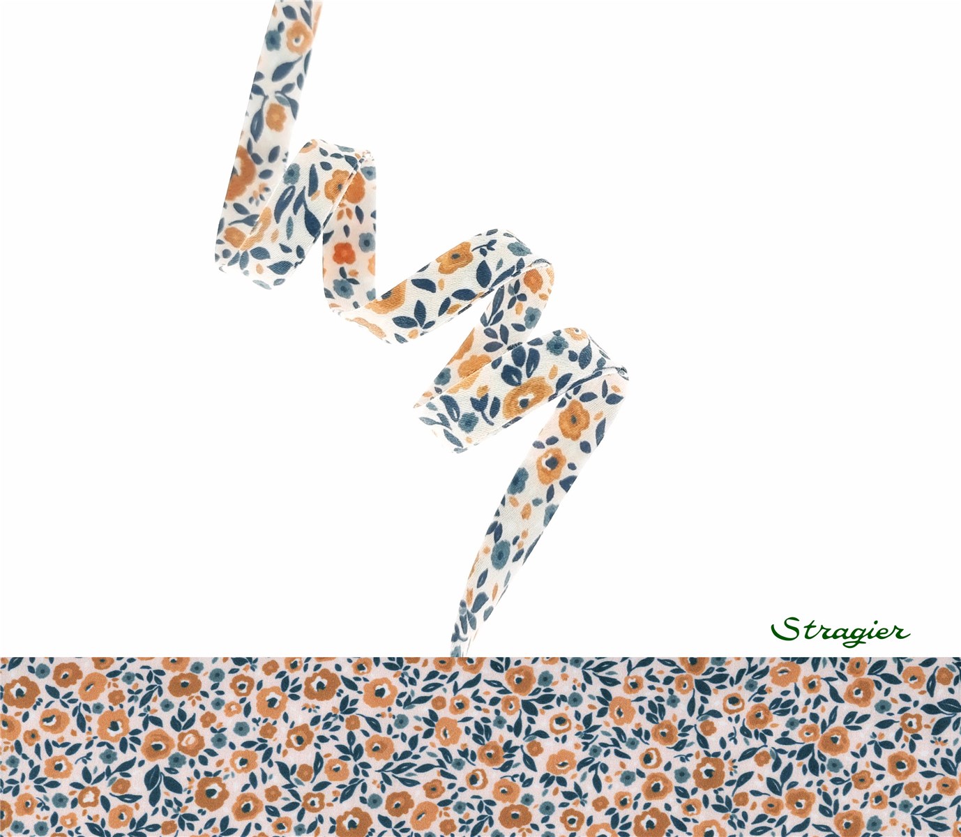 Bias Binding - UNE - Victoria - Fjord - 10 mm