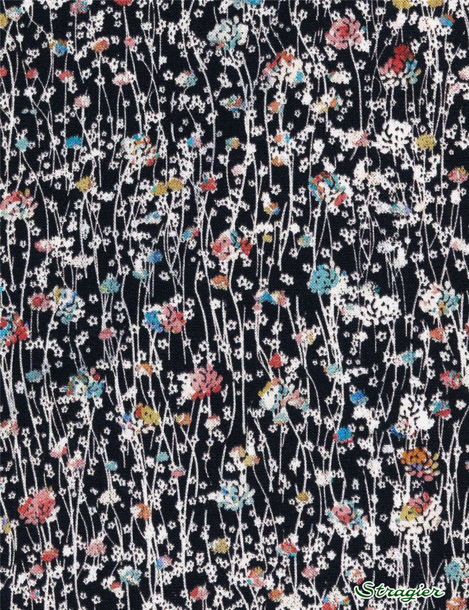 Javanese - Viscose - Albille - Noir épicé