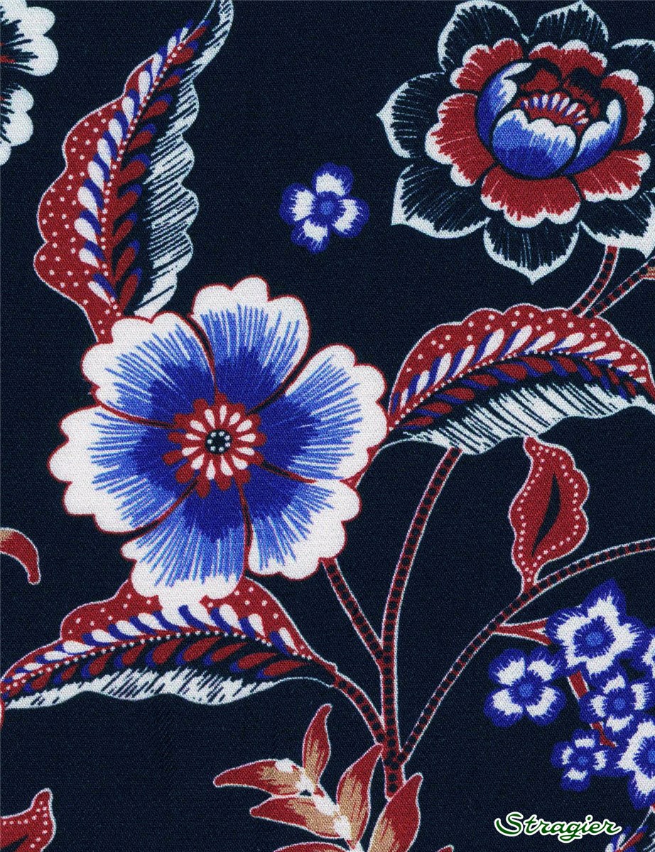 Twill Viscose Soft - Acalia - Marine