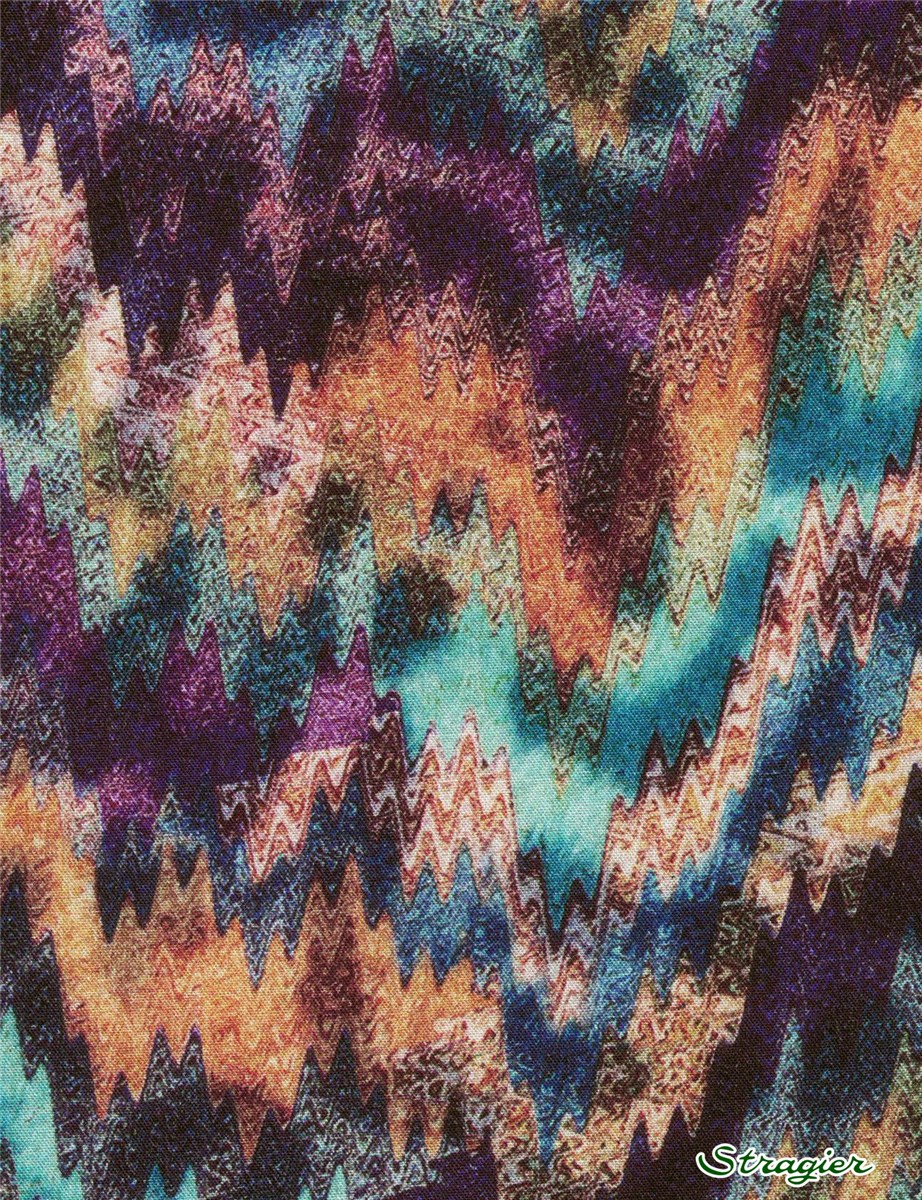 Javanaise Viscose - Kimika - Encres bleues 
