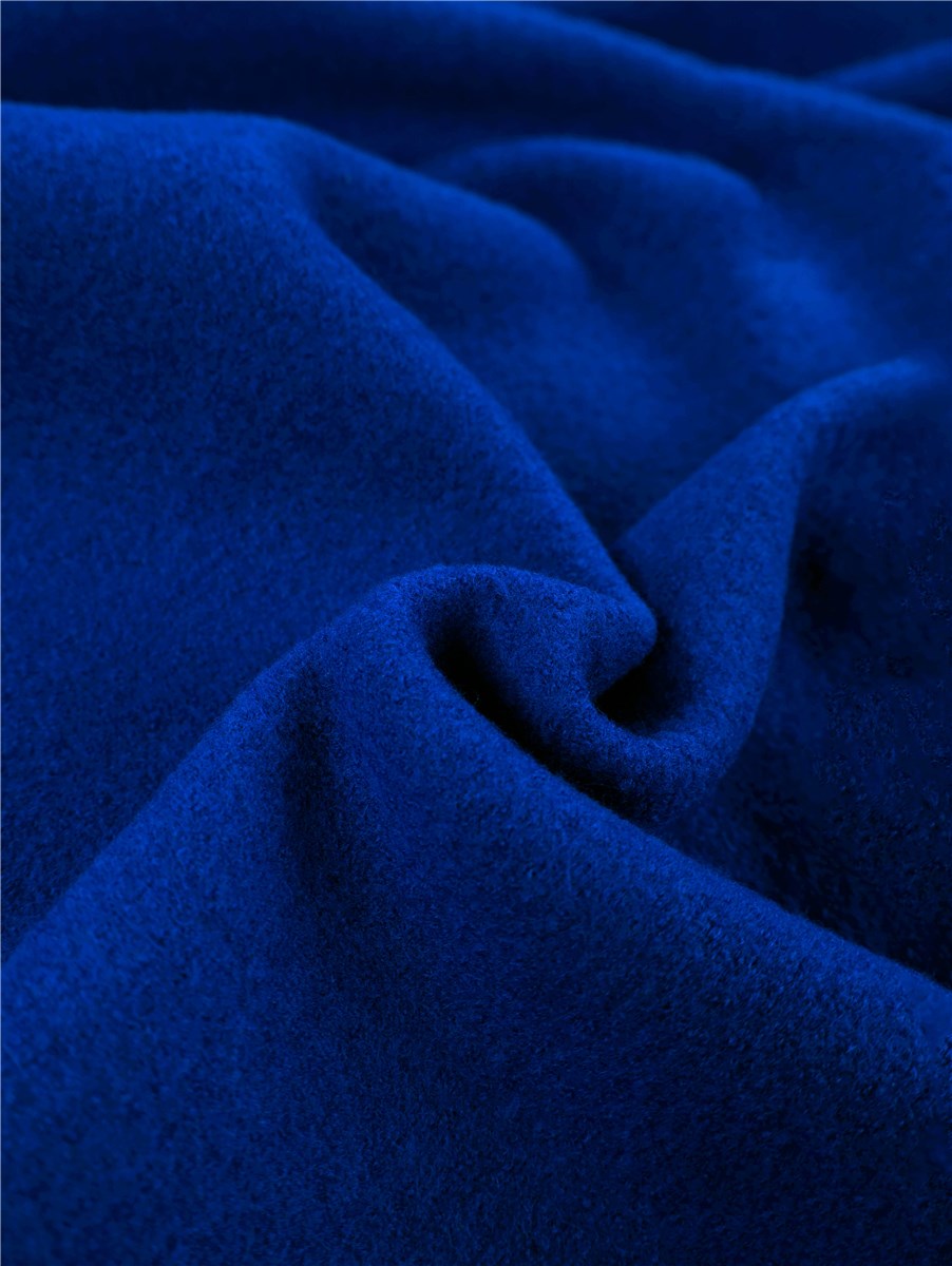 Boiled Merino Wool -520gr/sqm - Plain - Bleu Royal