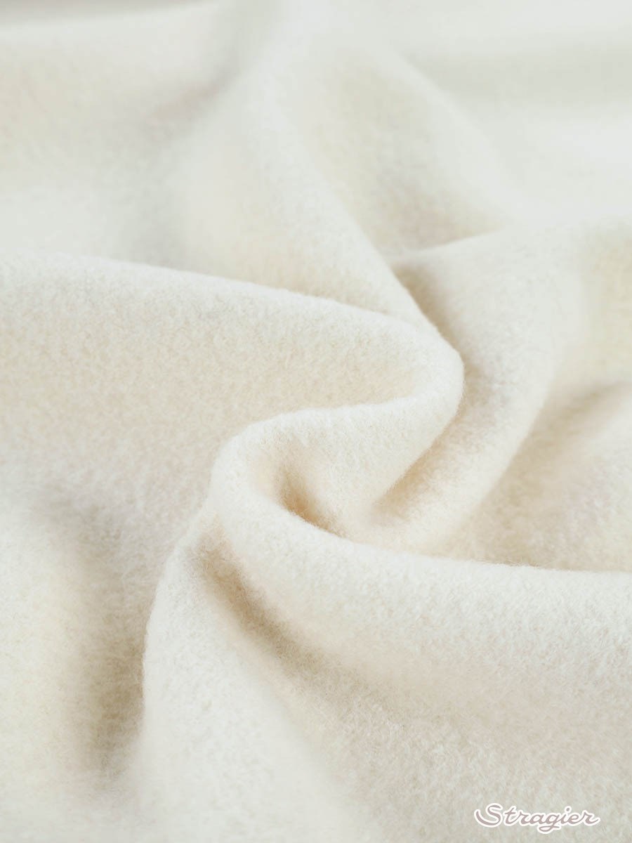 Boiled Merino Wool -520gr/sqm - Plain - Ivoire