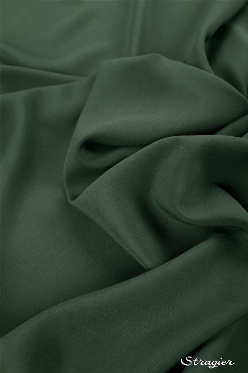 Popeline souple Viscose - uni - Kaki