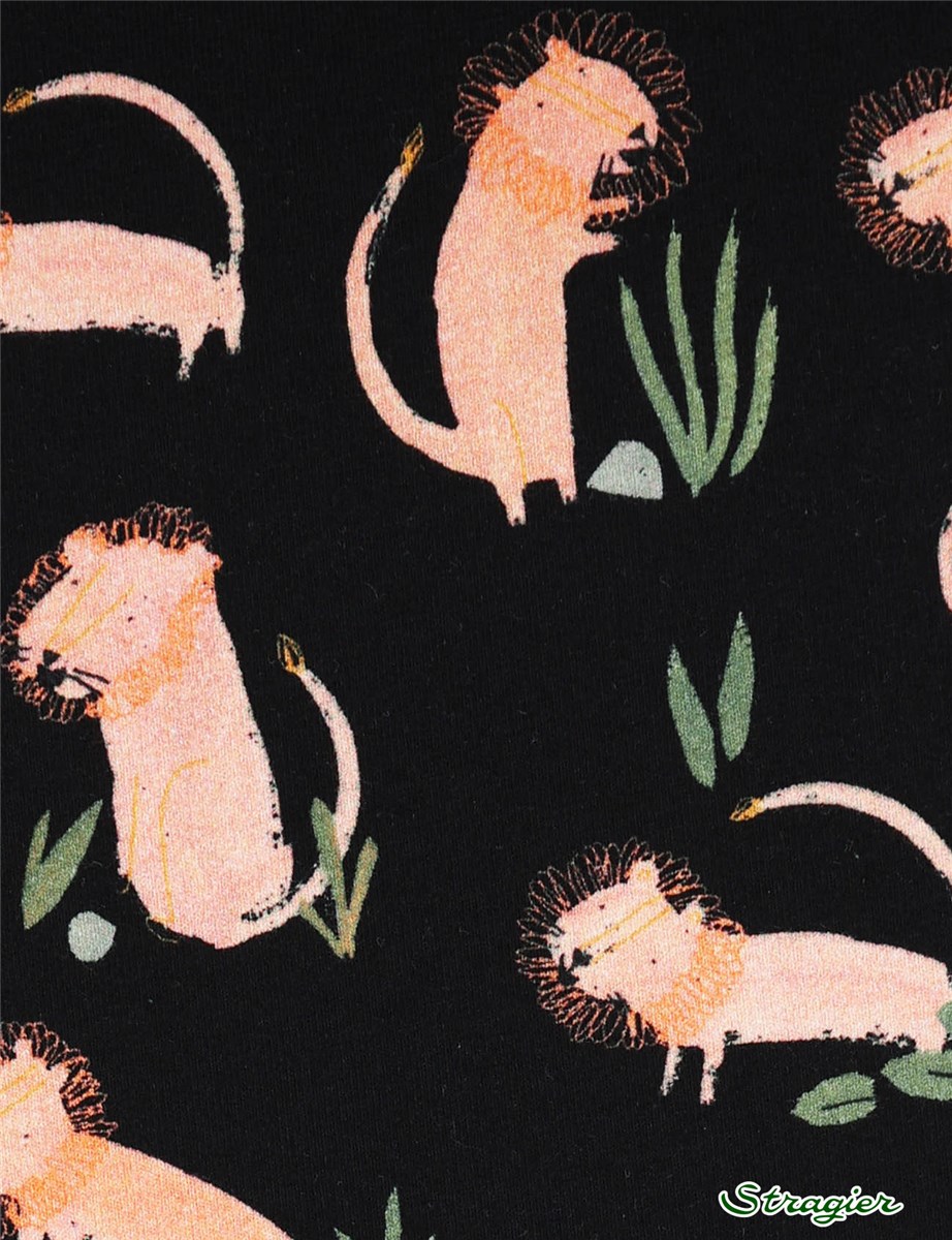 Jersey Coton Stretch - BIO - Clarence - Noir 