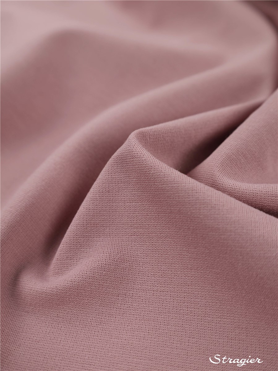 Maille Milano Stretch 320g - uni - Vieux Rose 
