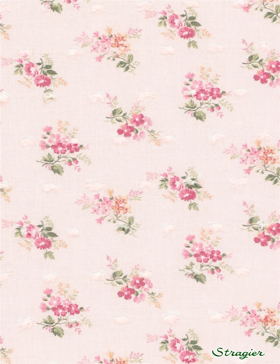 Cotton Batiste - Swiss Dots - Gloria - Amande rosée