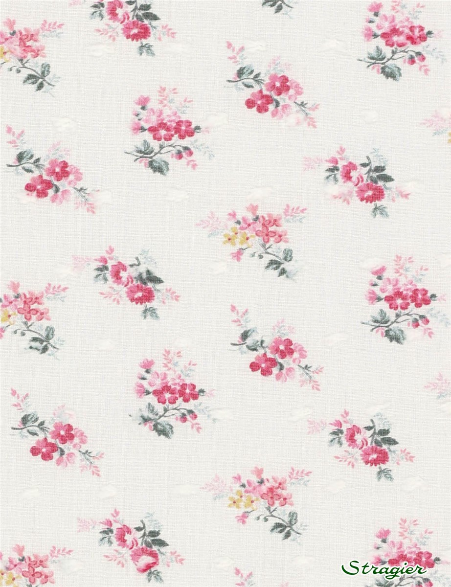 Batiste de Coton Plumetis - Gloria - Infusion