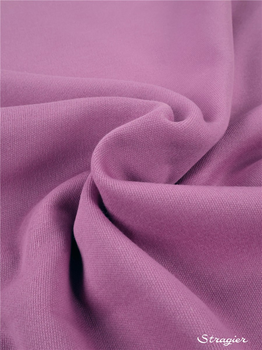 Knitted Fabric - Sweatshirt - extra quality - Plain - Crocus