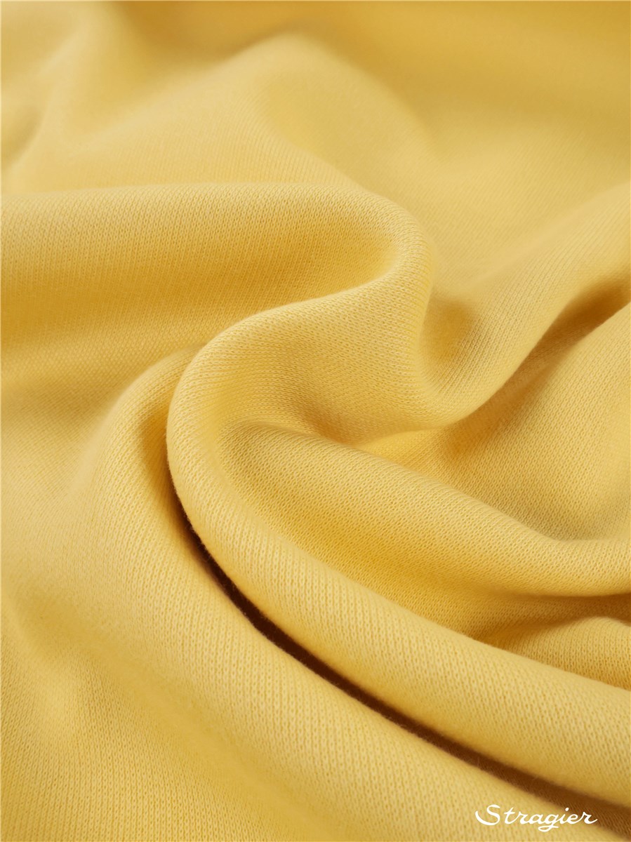 Maille Sweatshirt - qualité extra - Uni - Crème de banane