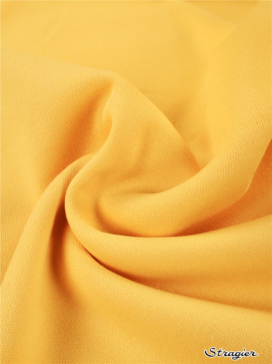 Knitted Fabric - Sweatshirt - extra quality - Plain - Crème de banane