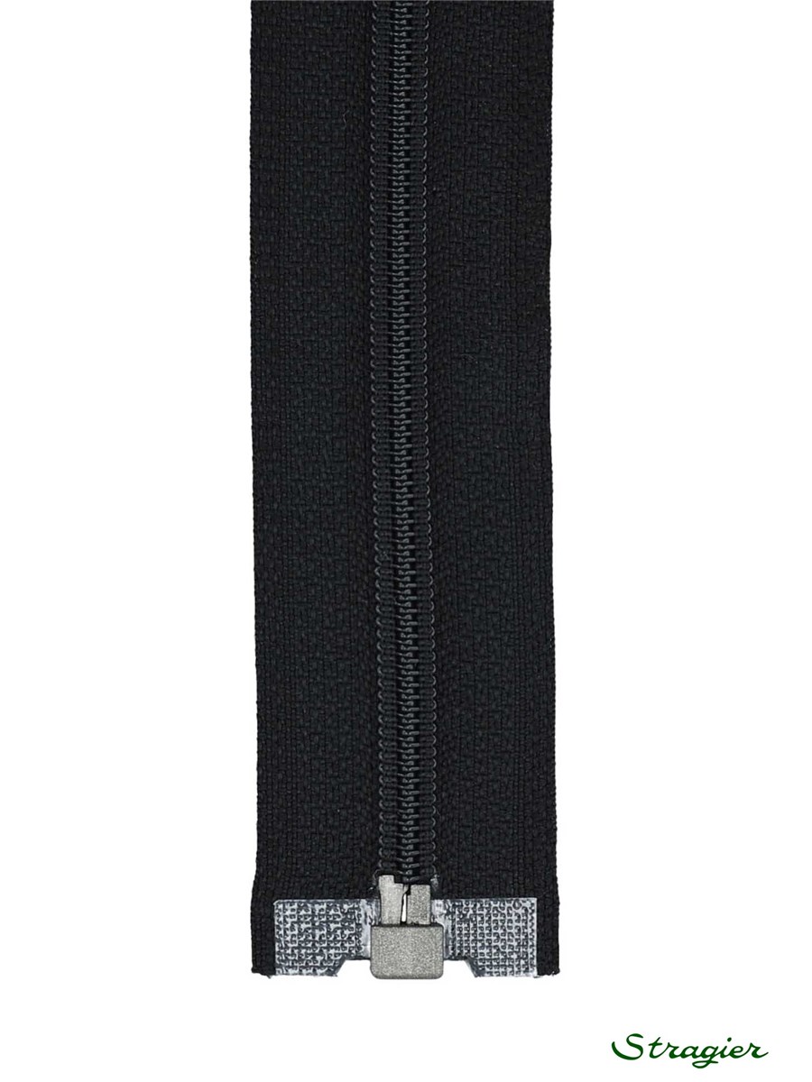 Spiral Zip - 6mm - Open End - Noir - 35 cm