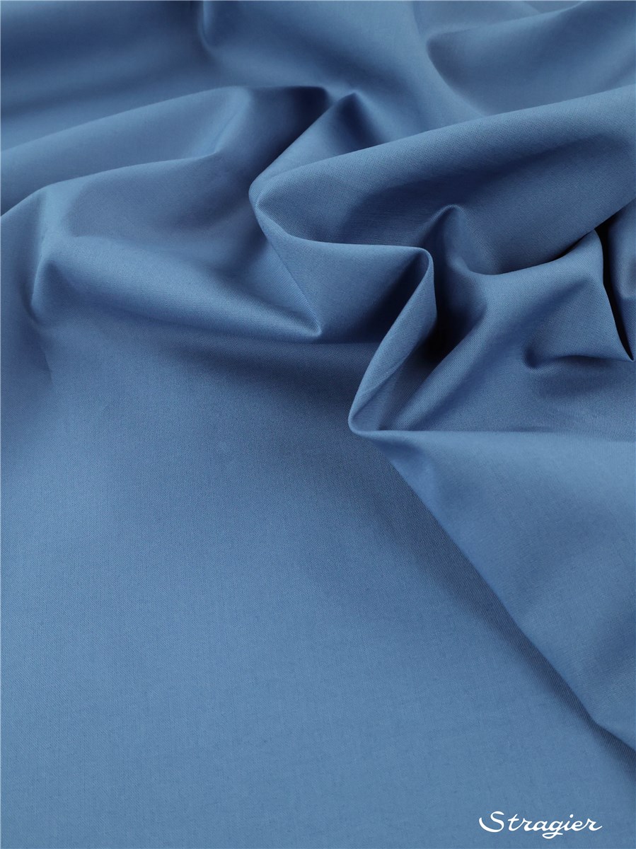 Lawn Batiste - Plain - Bleu Riviera