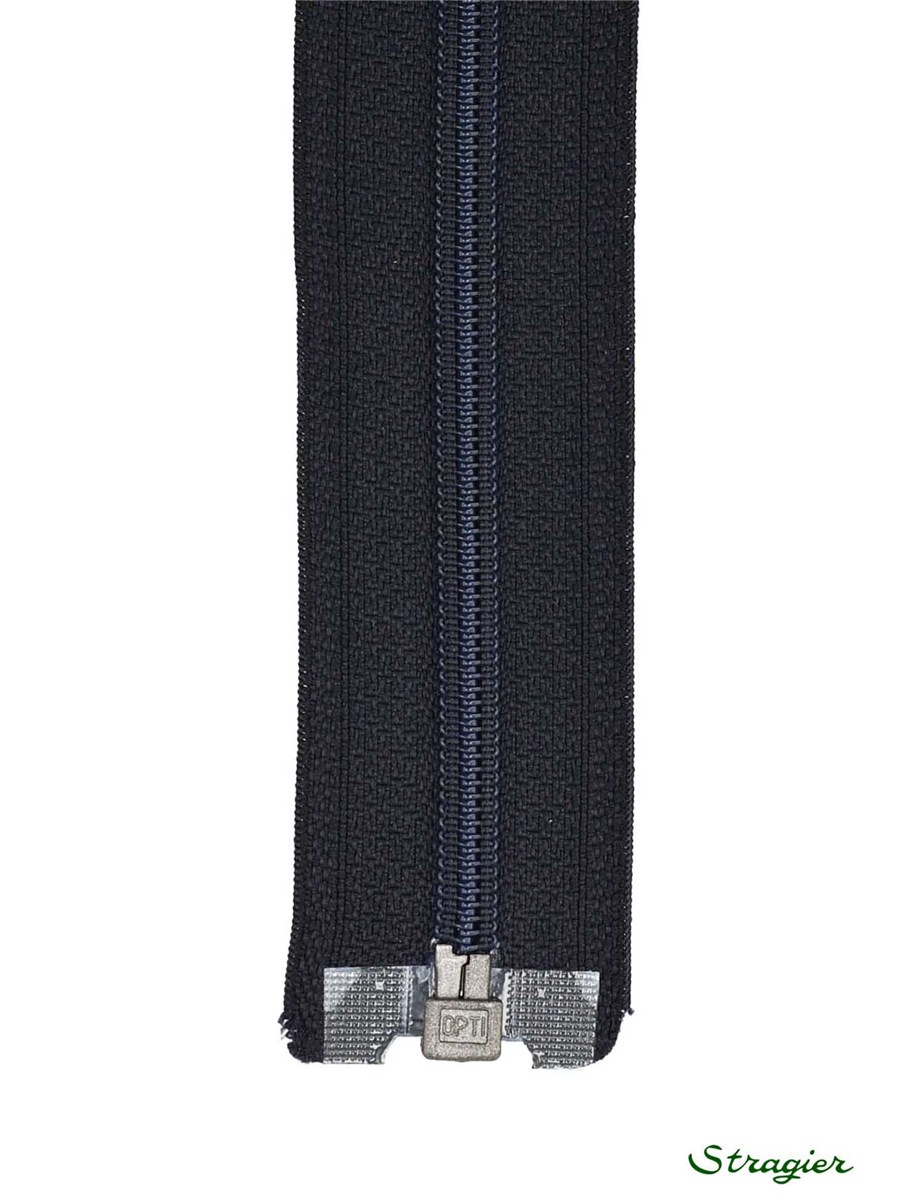 Spiral Zip - 6mm - Open End - Bleu caban - 50 cm