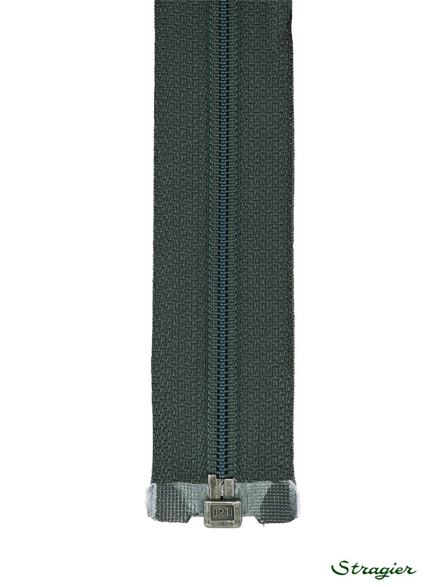 Spiral Zip - 6mm - Open End - Mouette foncée - 50 cm