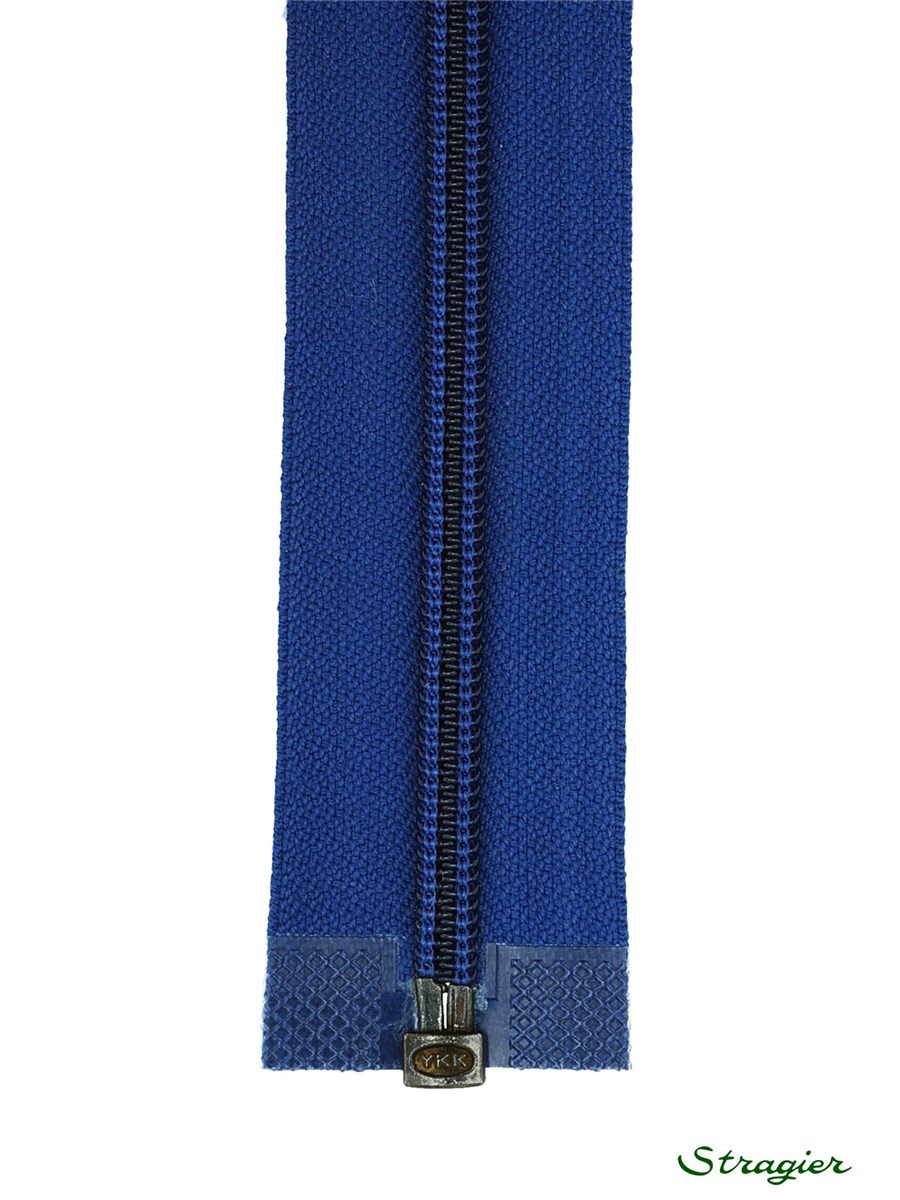 Zip - maille spirale 6mm - Séparable - Bleu Royal - 60 cm