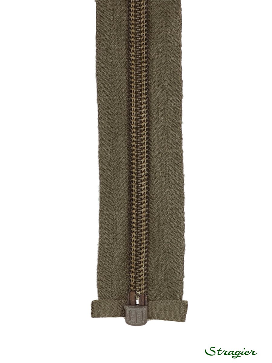 Spiral Zip - 6mm - Open End - Vert du soir - 40 cm