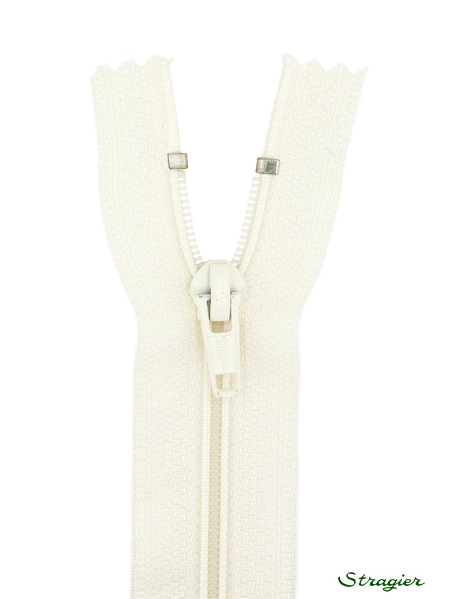 Spiral Zip - 6mm - Open End - Crème - 35 cm