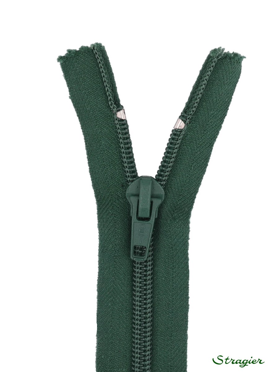 Zip - maille spirale 6mm - Séparable - Sycamore Green - 50 cm
