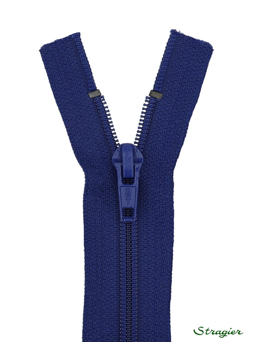 Zip - maille spirale 6mm - Séparable - Marine clair - 50 cm