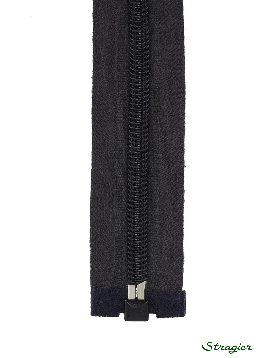 Zip - maille spirale 6mm - Séparable - Anthracite - 55 cm