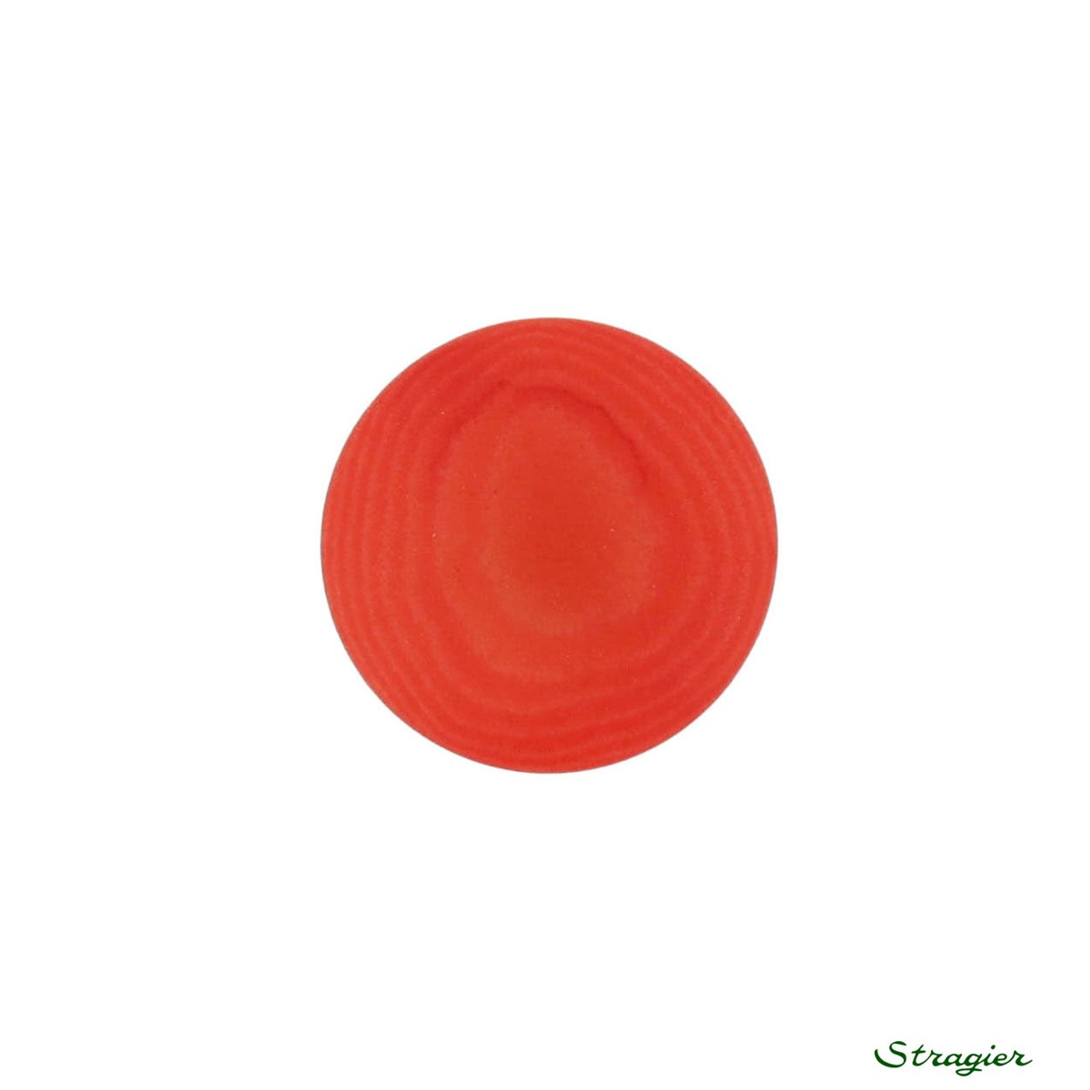 Ivory-Nut Buttons - à queue - Rouge - 15 mm