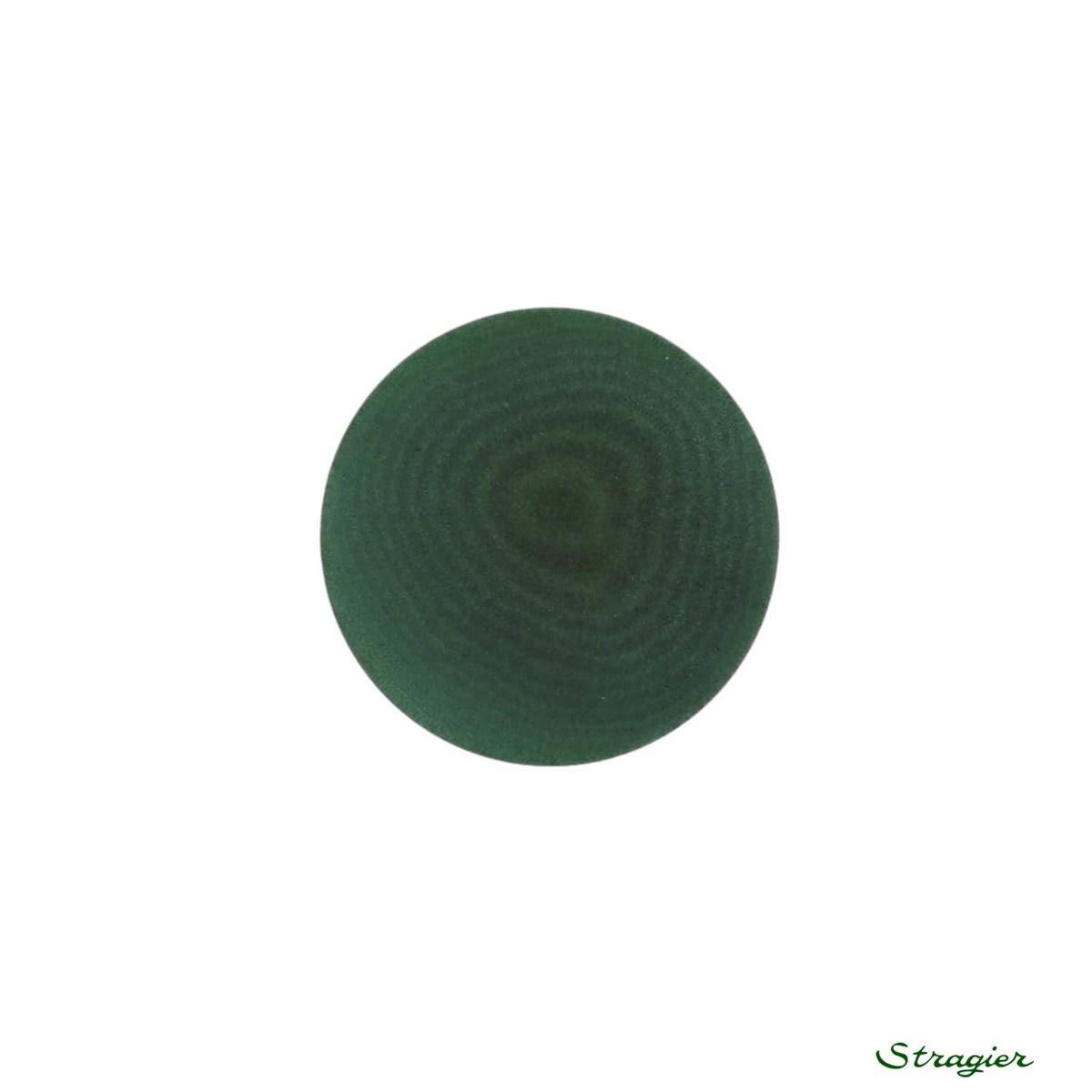 Ivory-Nut Buttons - à queue - Vert Bouteille - 15 mm