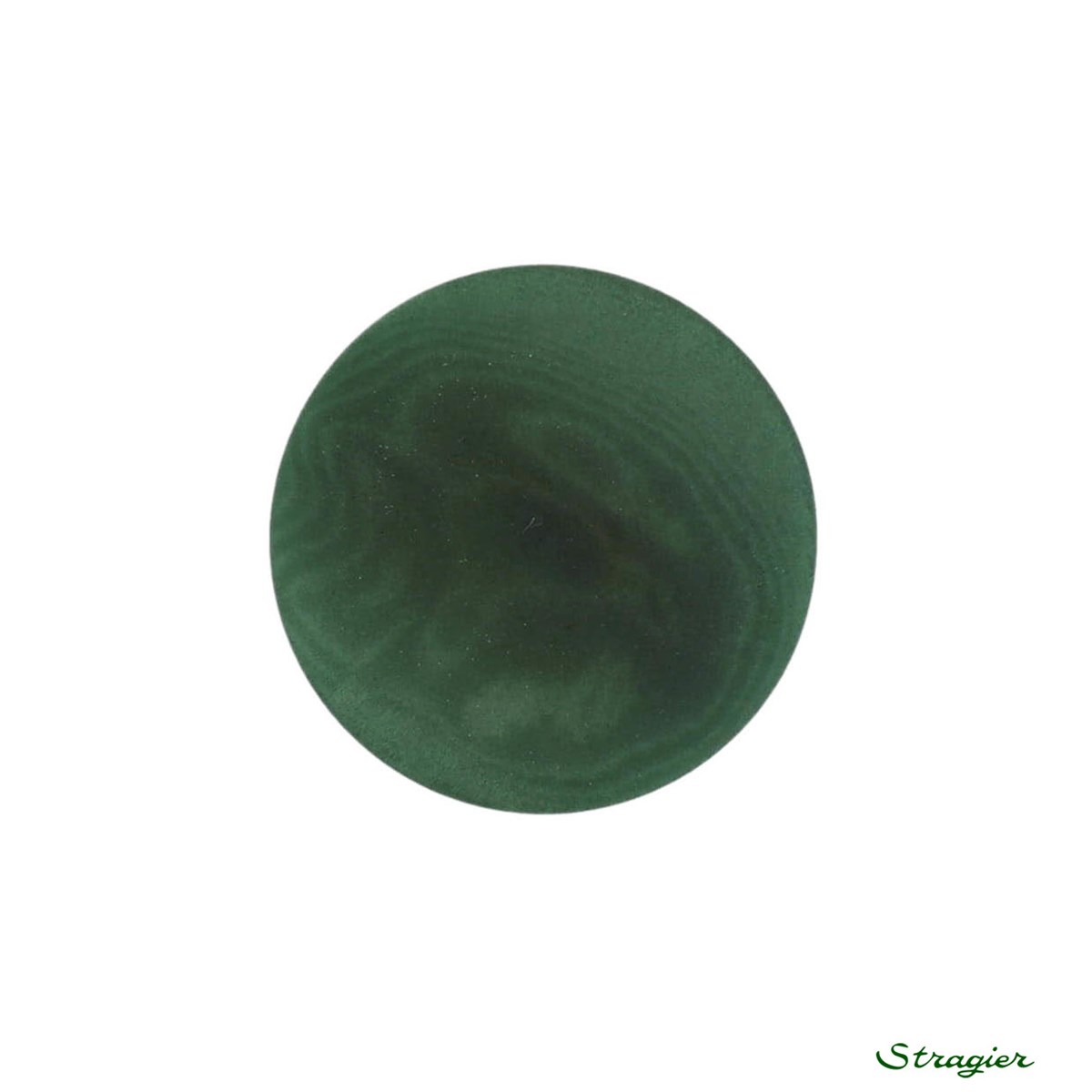 Ivory-Nut Buttons - à queue - Vert Bouteille - 18 mm