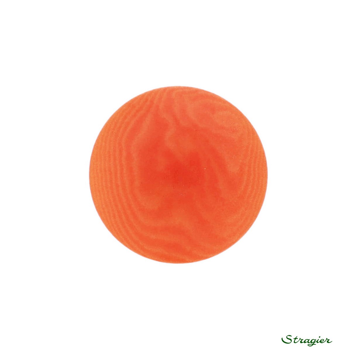 Ivory-Nut Buttons - à queue - Orange - 18 mm