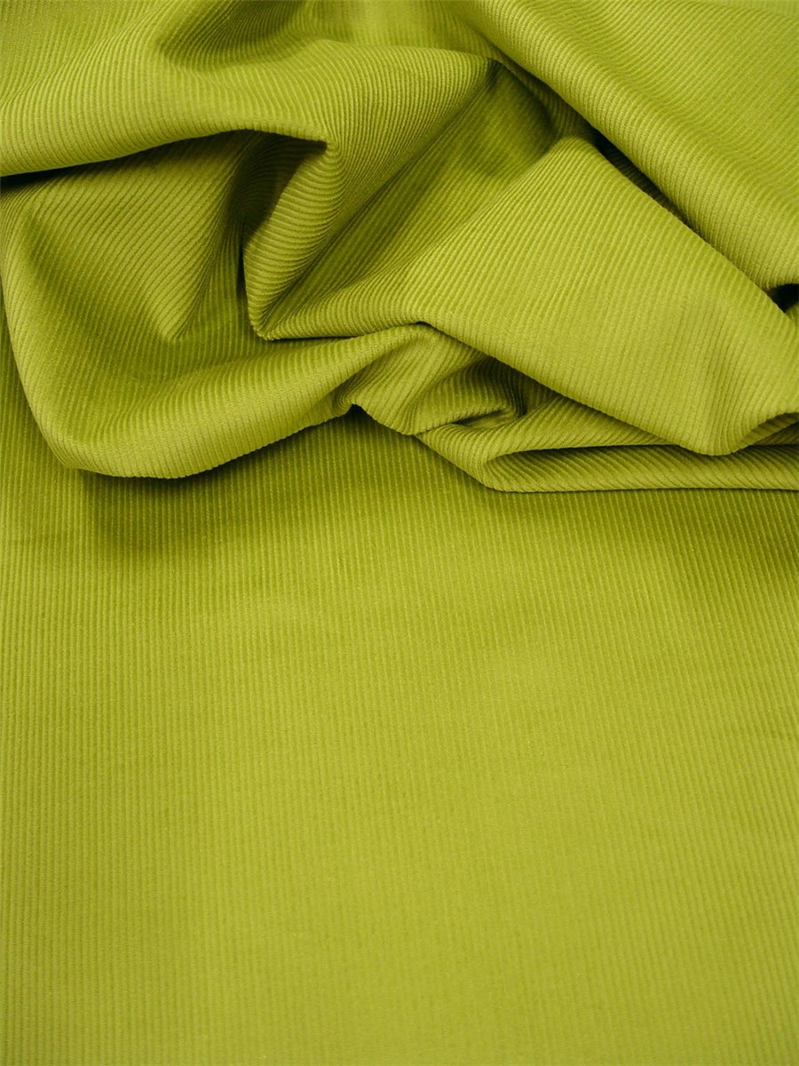 Velours milleraies Extra - Uni - Vert roseau 