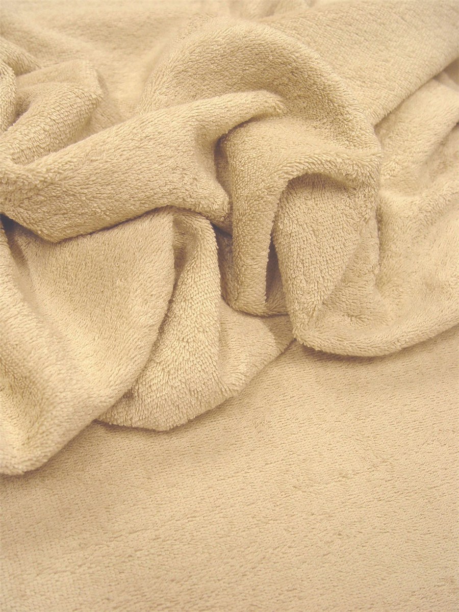Tissu Eponge moelleux - Uni - Galet