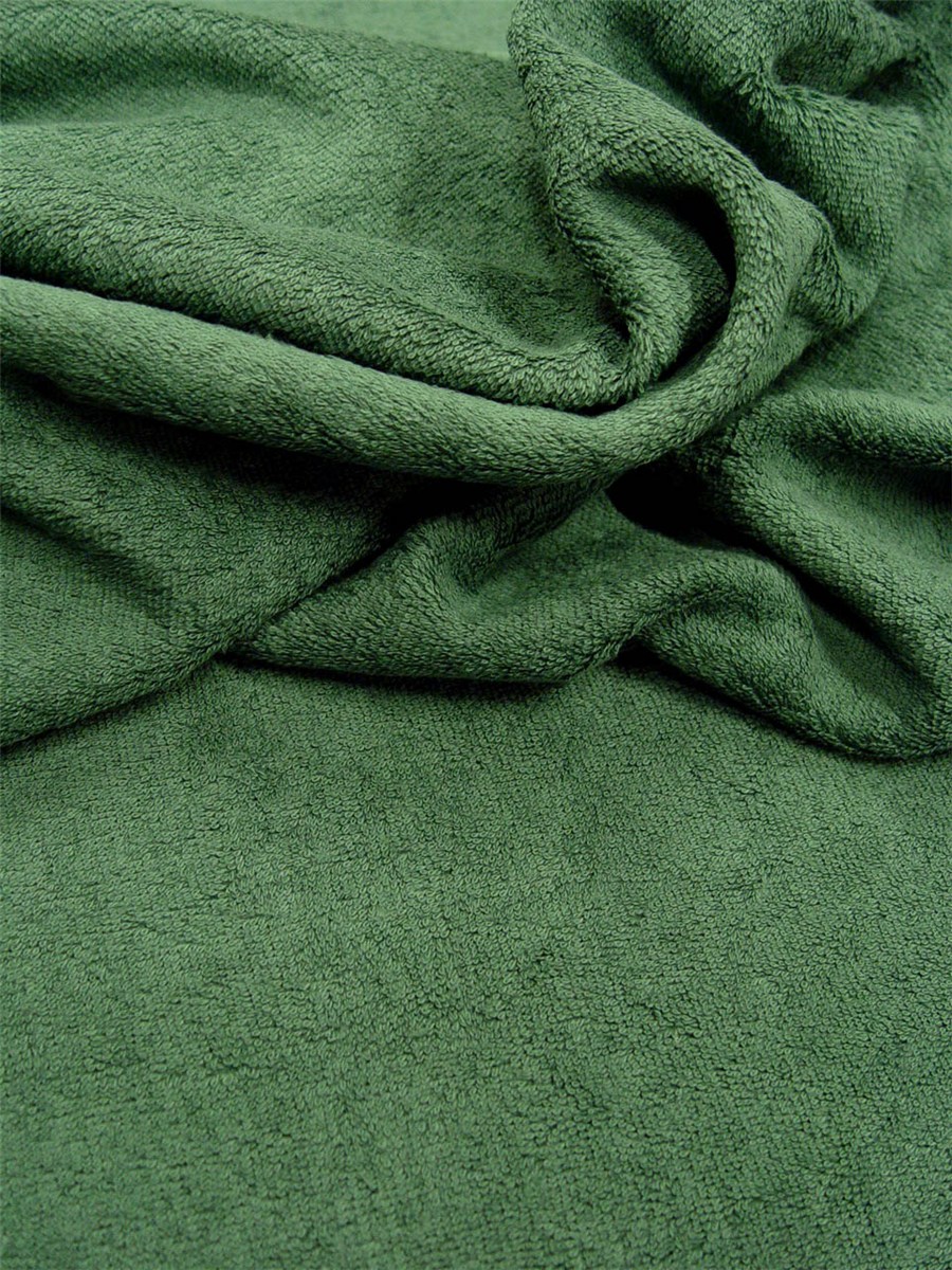 Terrycloth - soft - Plain - Vert Billard