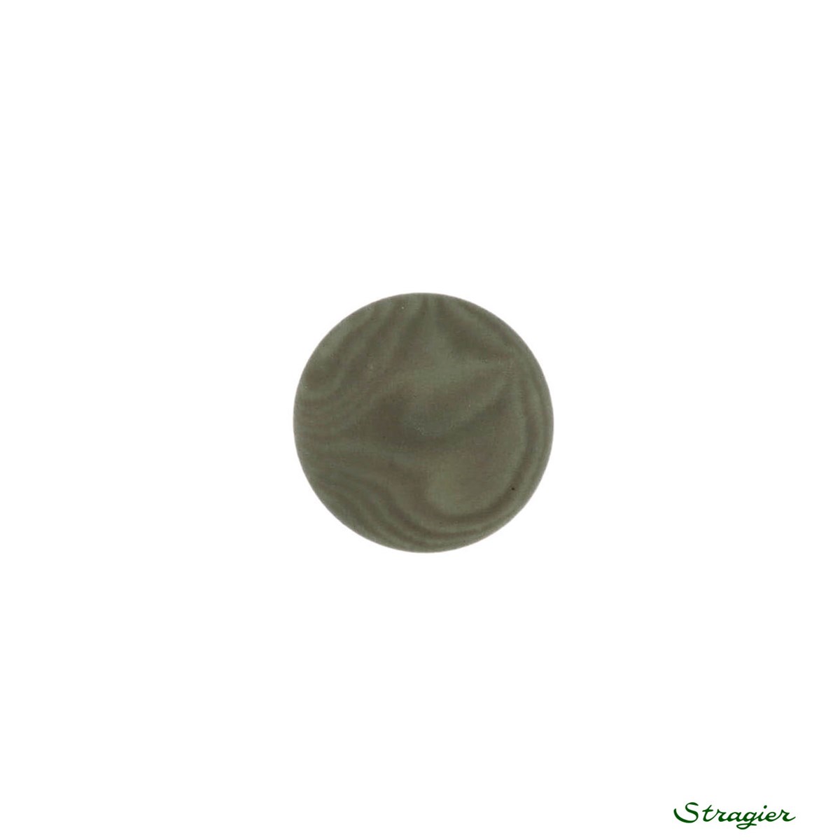 Ivory-Nut Buttons - à queue - Kaki Kalamata - 11 mm