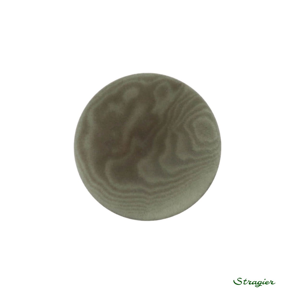 Ivory-Nut Buttons - à queue - Kaki Kalamata - 18 mm
