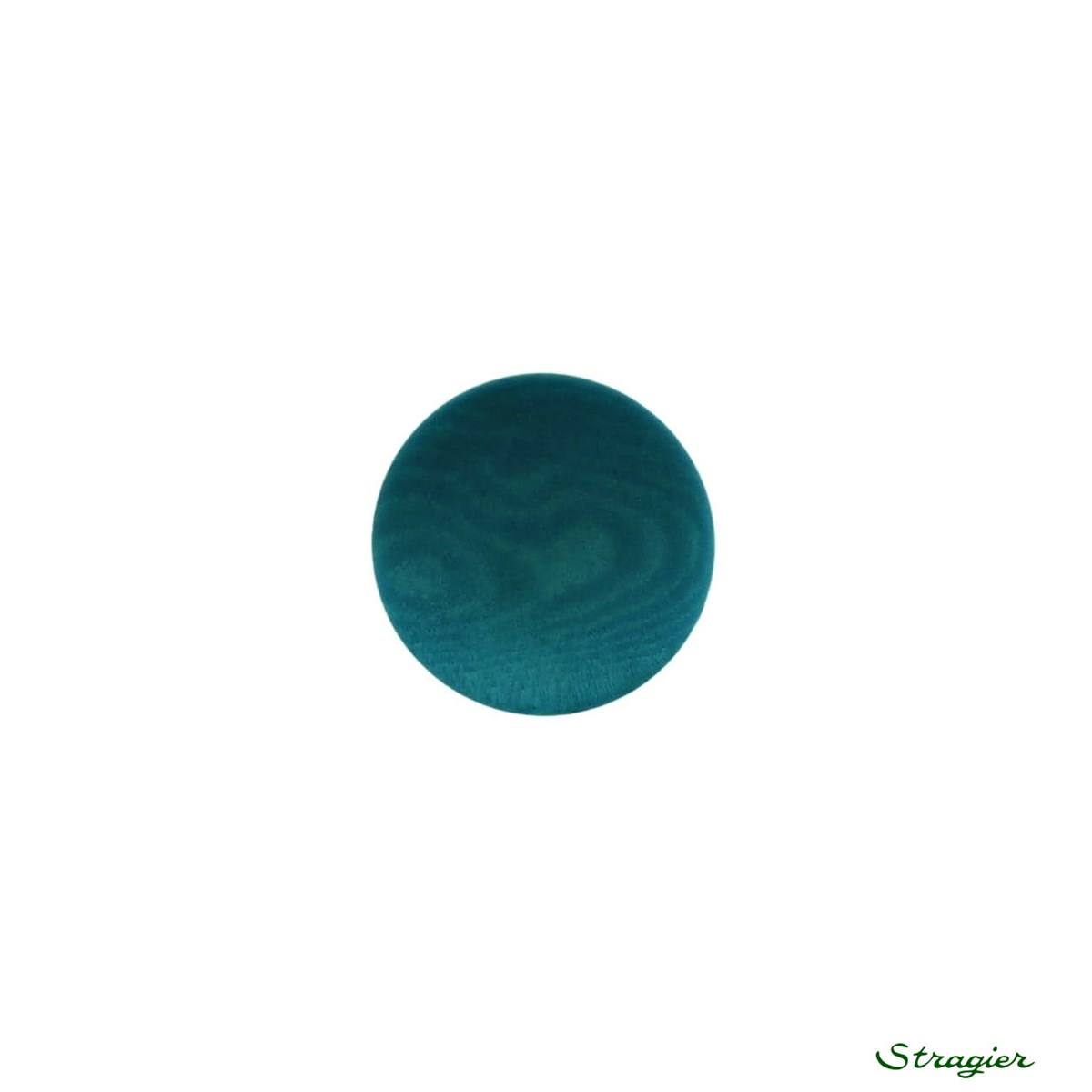 Ivory-Nut Buttons - à queue - Vert Canard - 11 mm