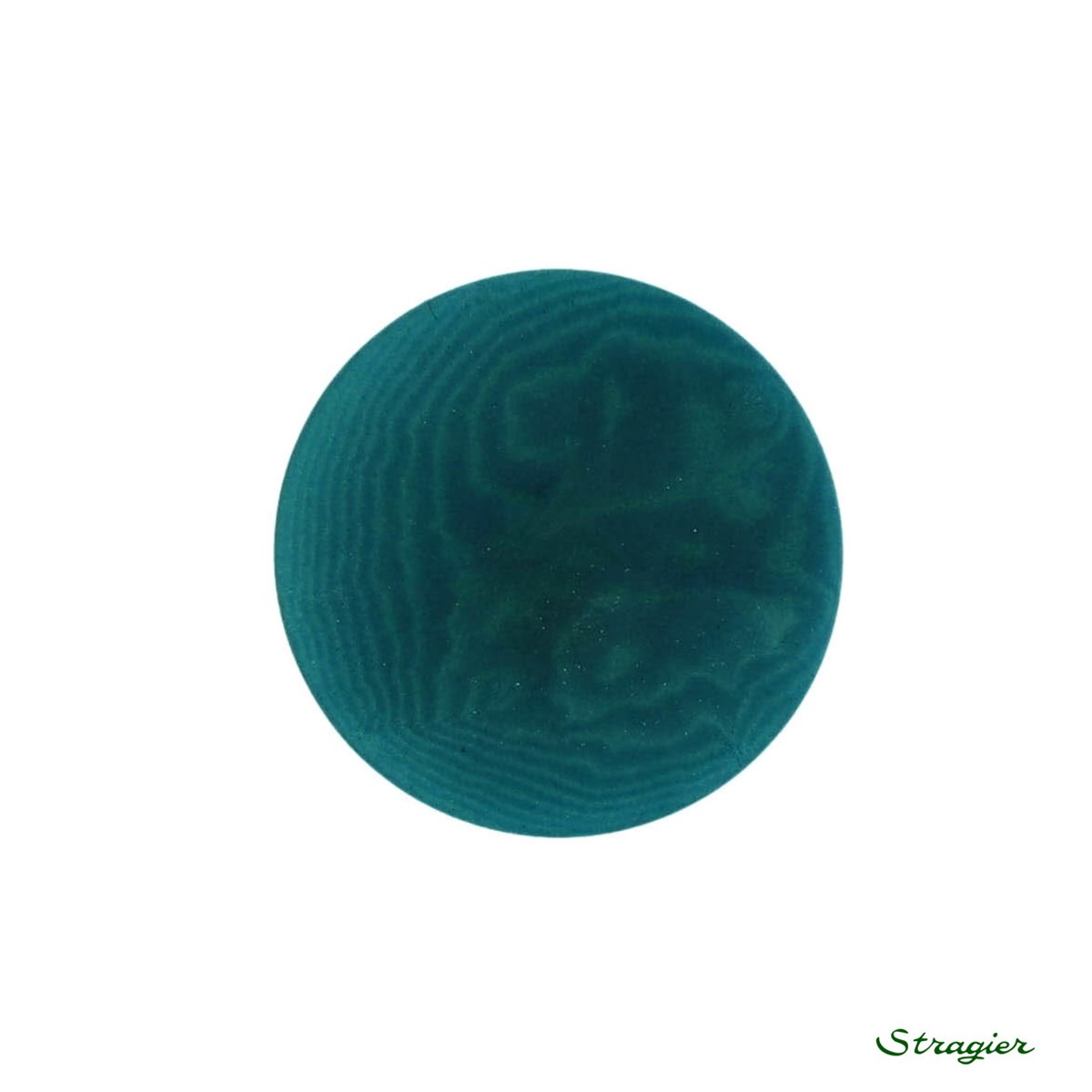 Ivory-Nut Buttons - à queue - Vert Canard - 18 mm