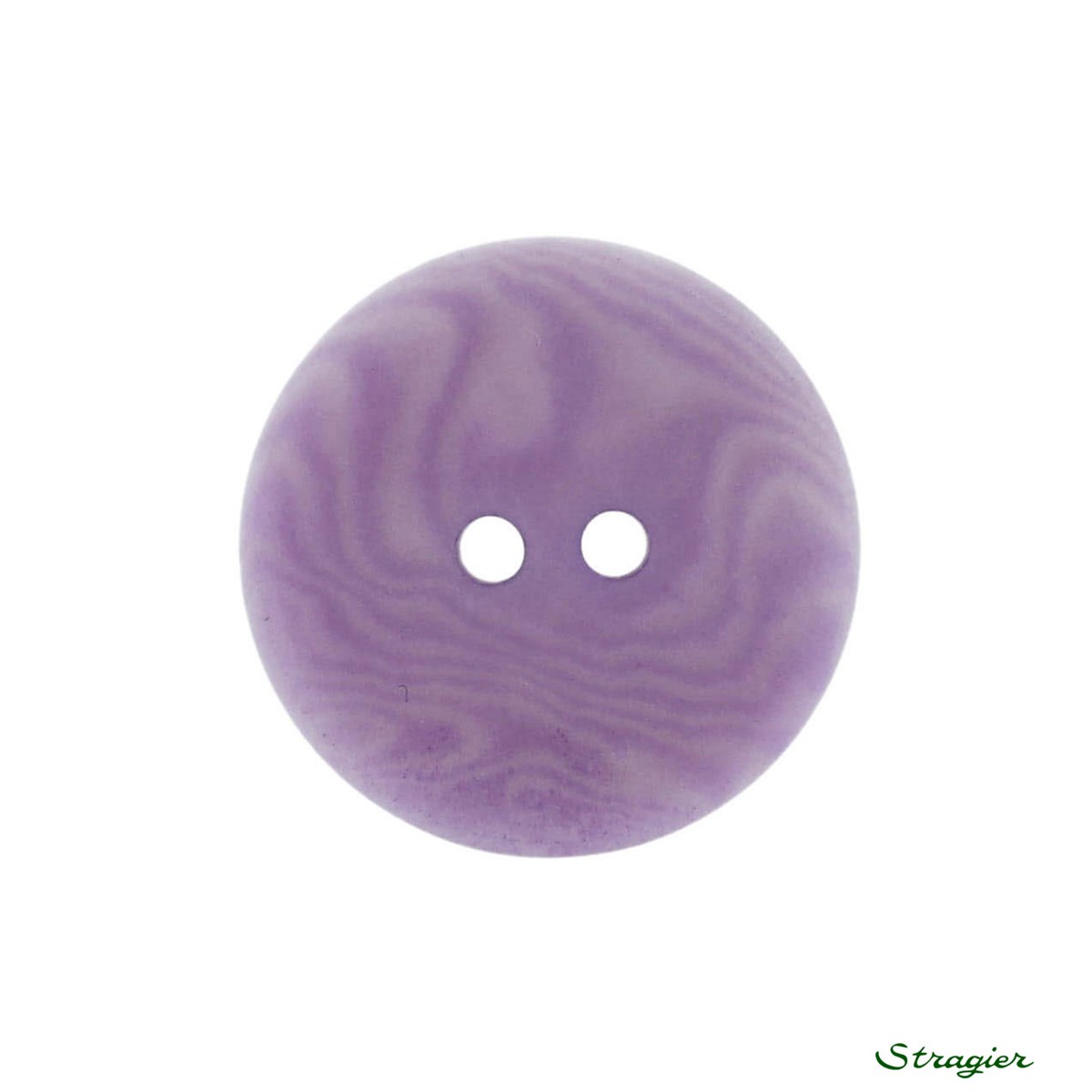 Boutons Corozo - 2 trous - Lilas - 20 mm