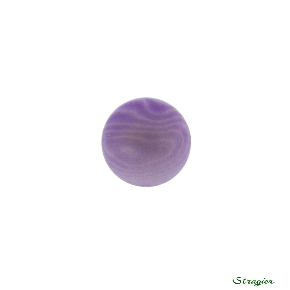 Boutons Corozo - à queue - Lilas - 11 mm