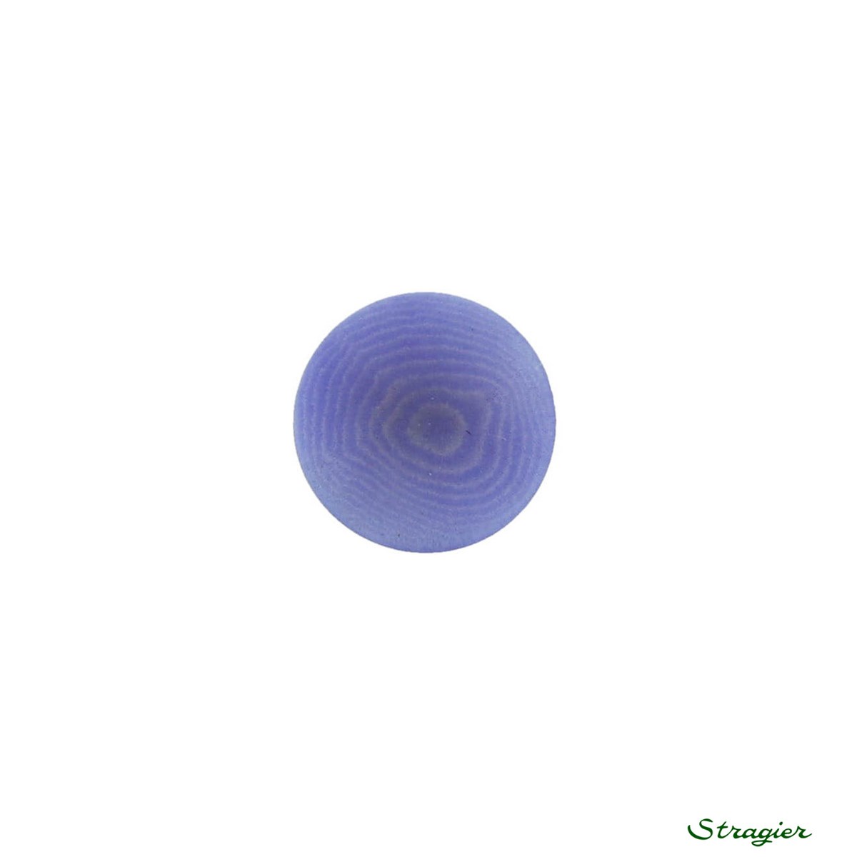 Boutons Corozo - à queue - Bleu Lavande - 11 mm
