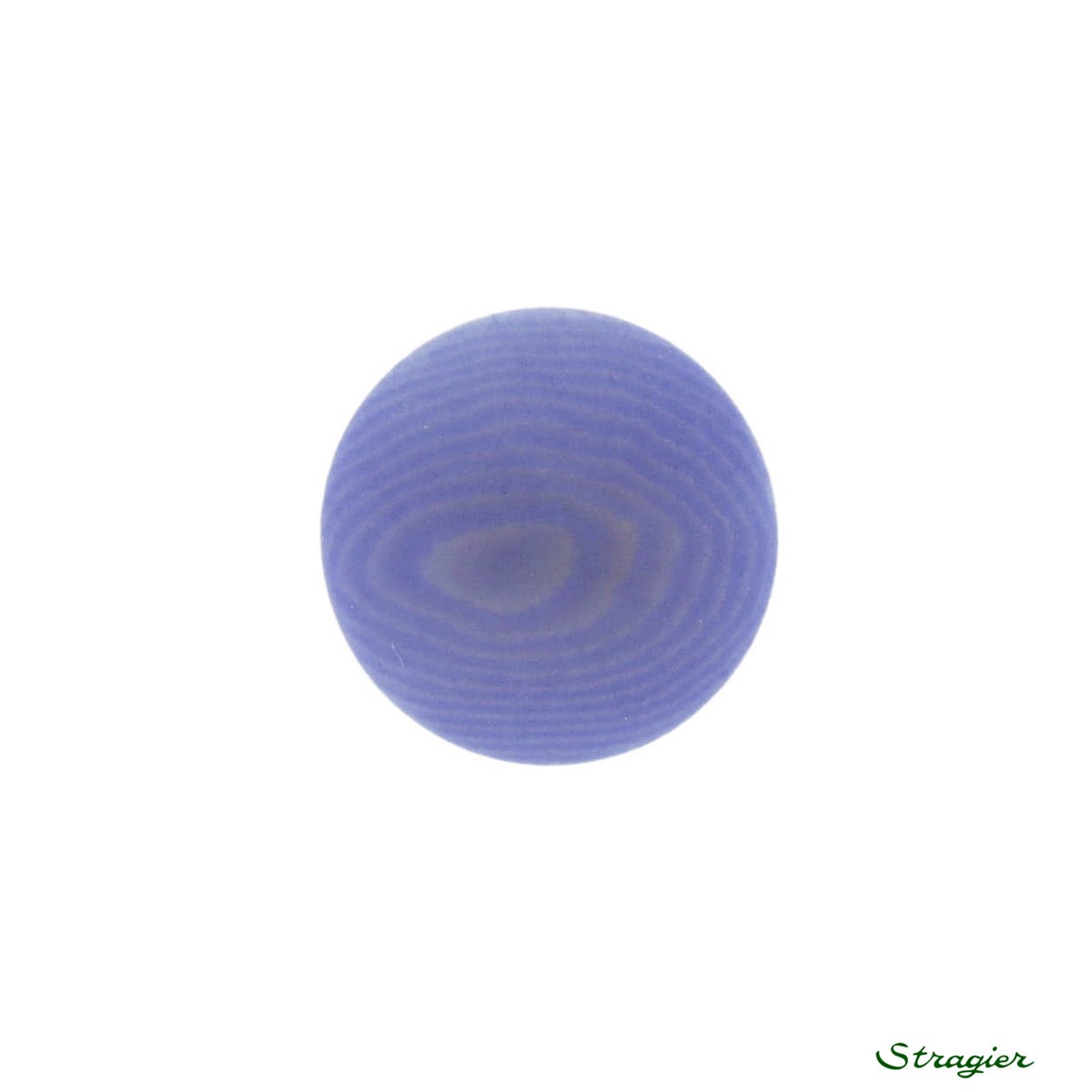 Ivory-Nut Buttons - à queue - Bleu Lavande - 15 mm