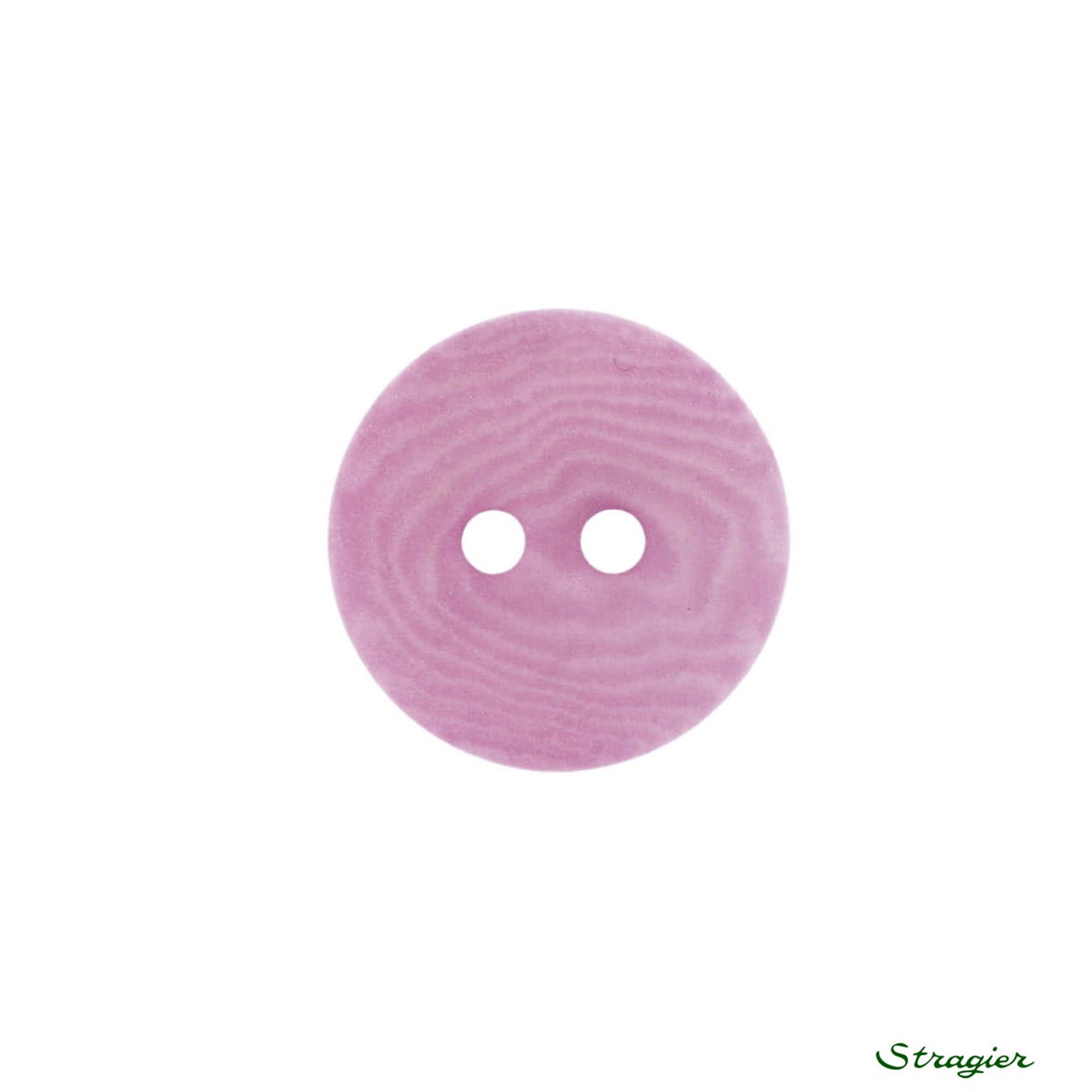 Ivory-Nut Buttons - 2 trous - Crocus - 15 mm