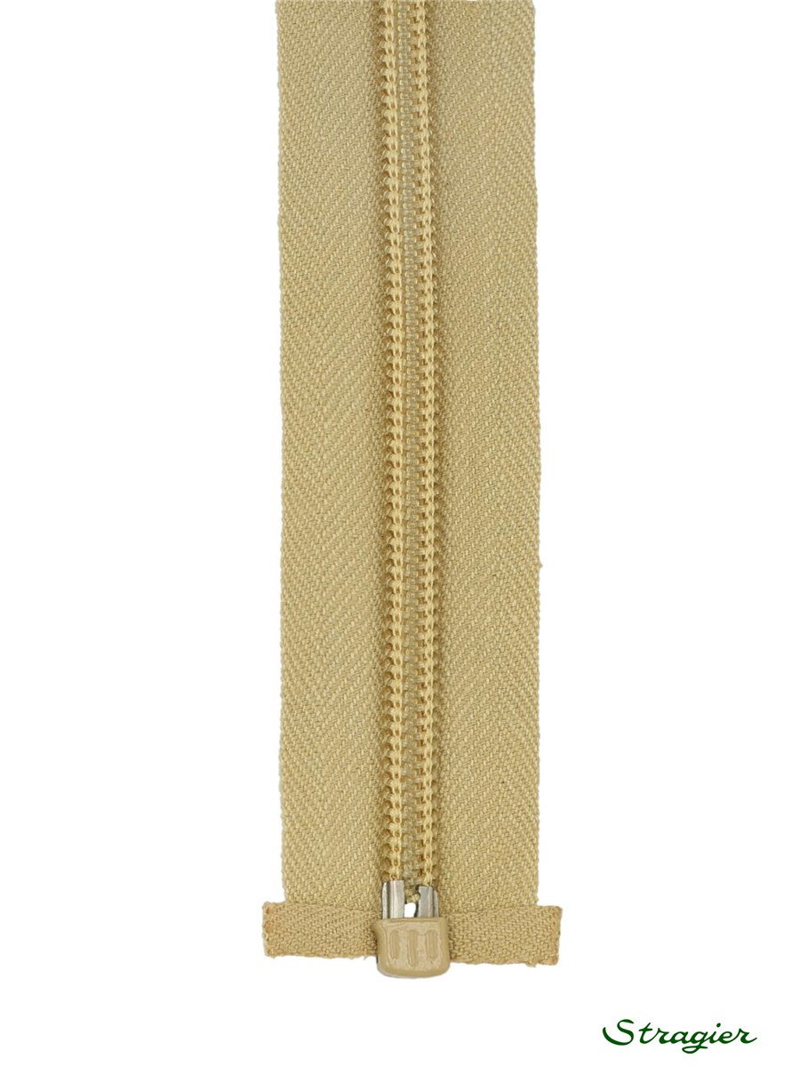 Spiral Zip - 6mm - Open End - Sauterne - 60 cm