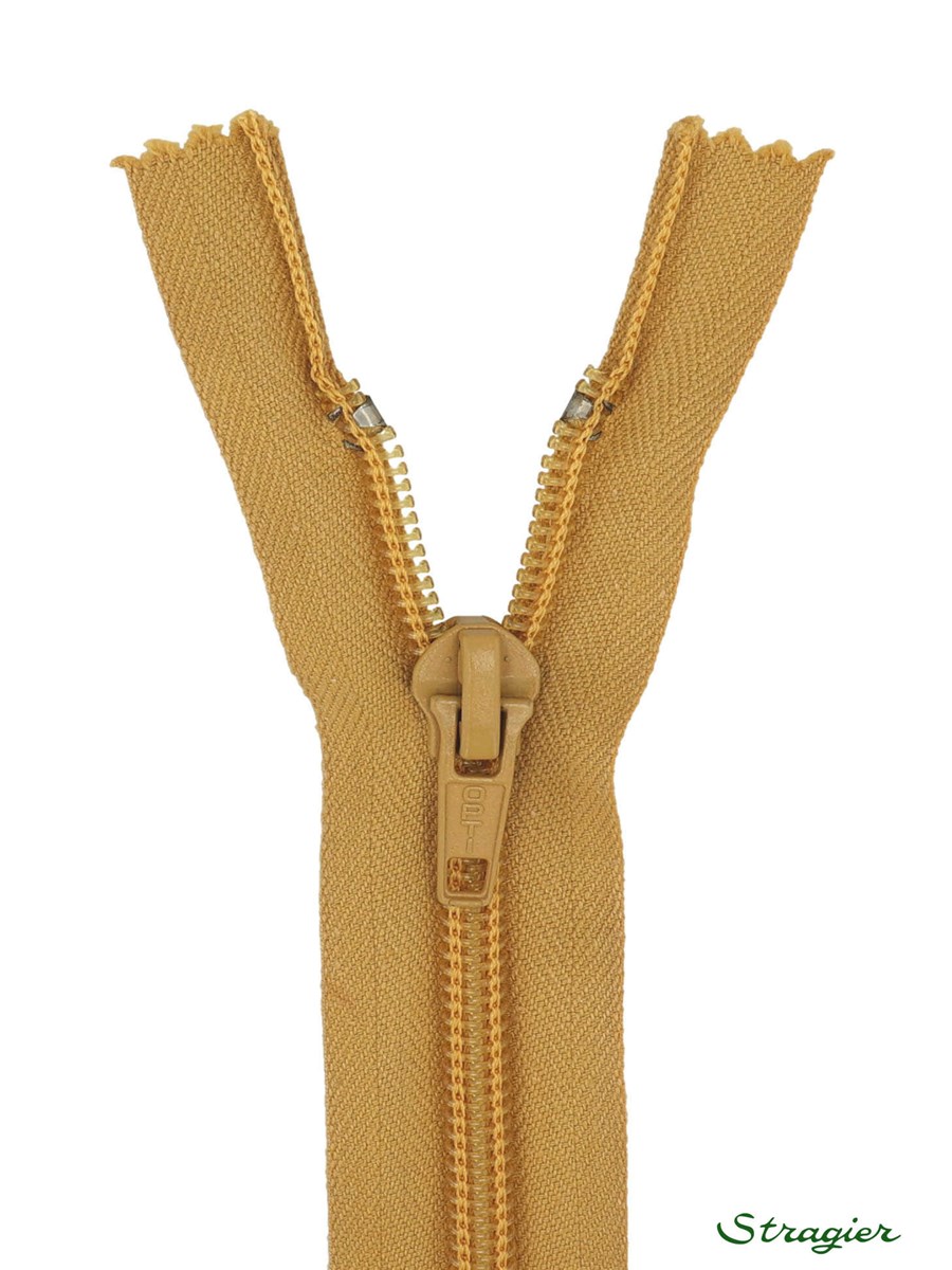 Spiral Zip - 6mm - Open End - Moutarde - 60 cm