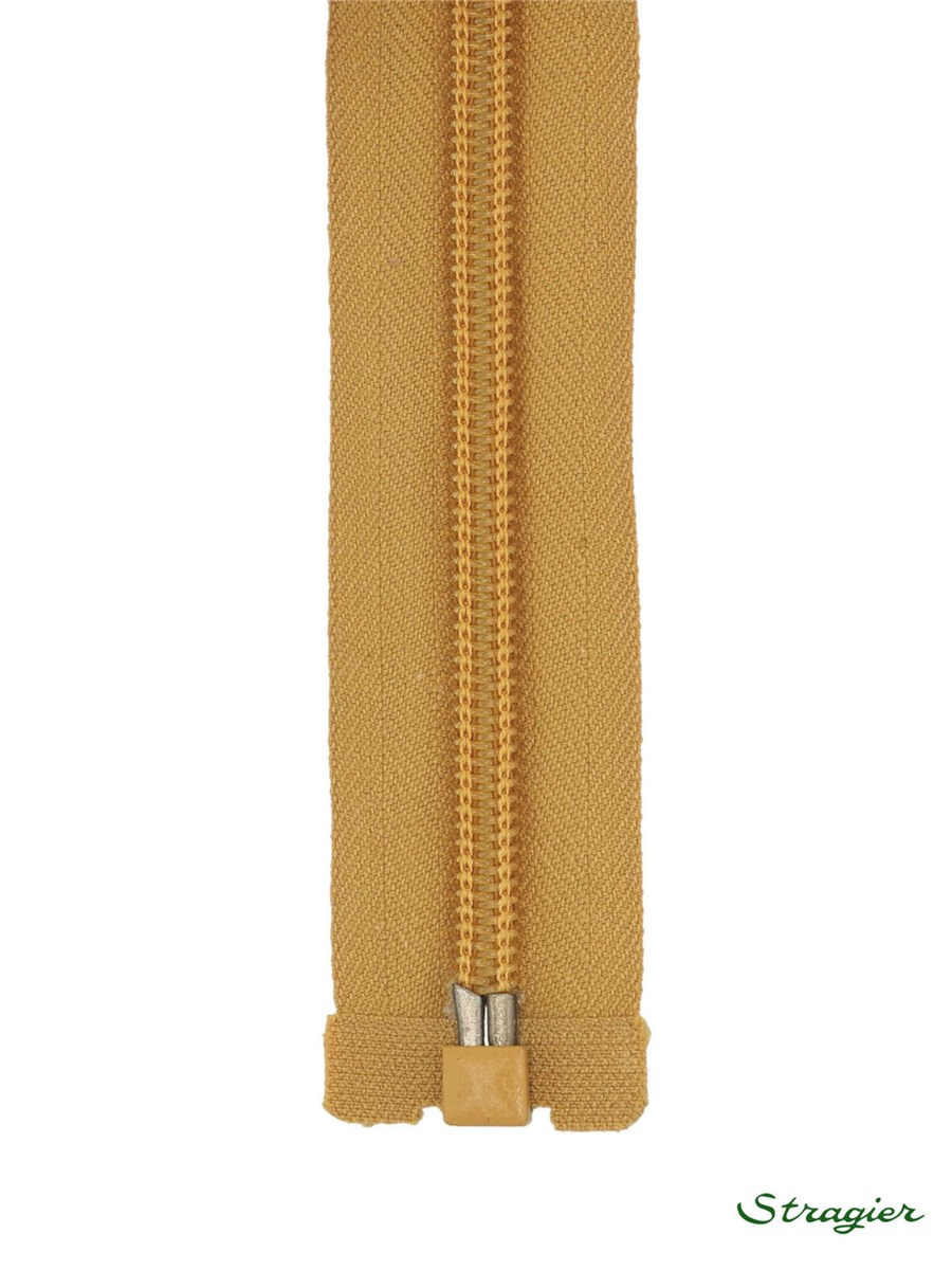 Spiral Zip - 6mm - Open End - Moutarde - 60 cm