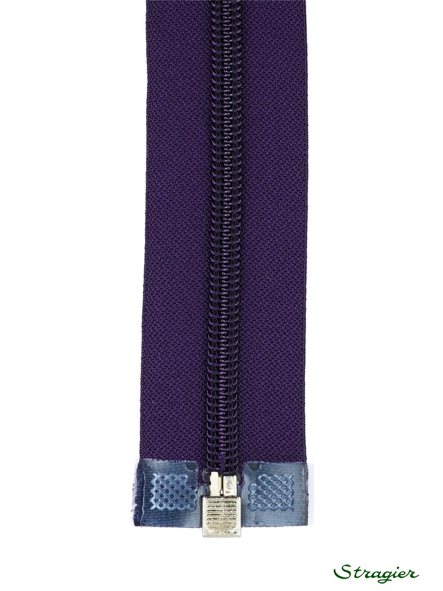 Spiral Zip - 6mm - Open End - Violet Indigo - 60 cm