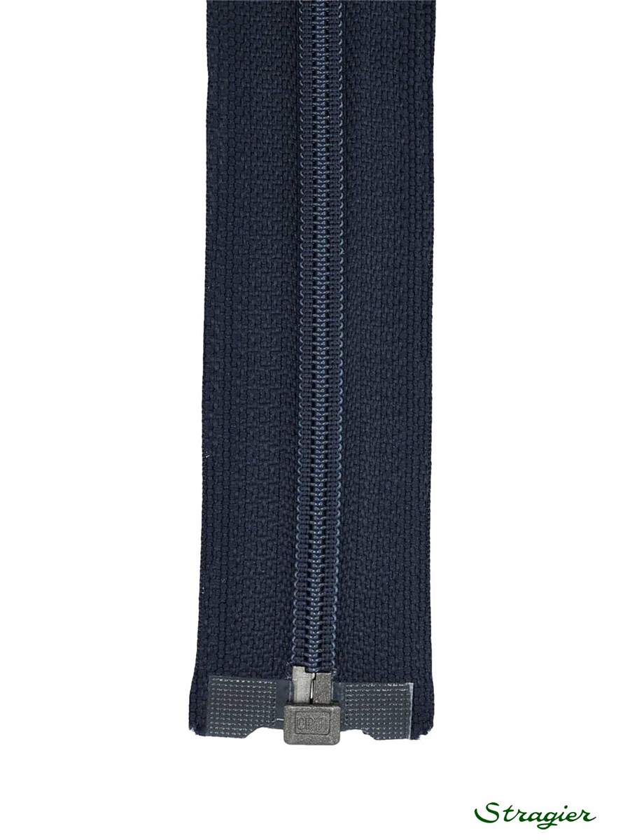 Spiral Zip - 6mm - Open End - Marine denim foncé - 65 cm