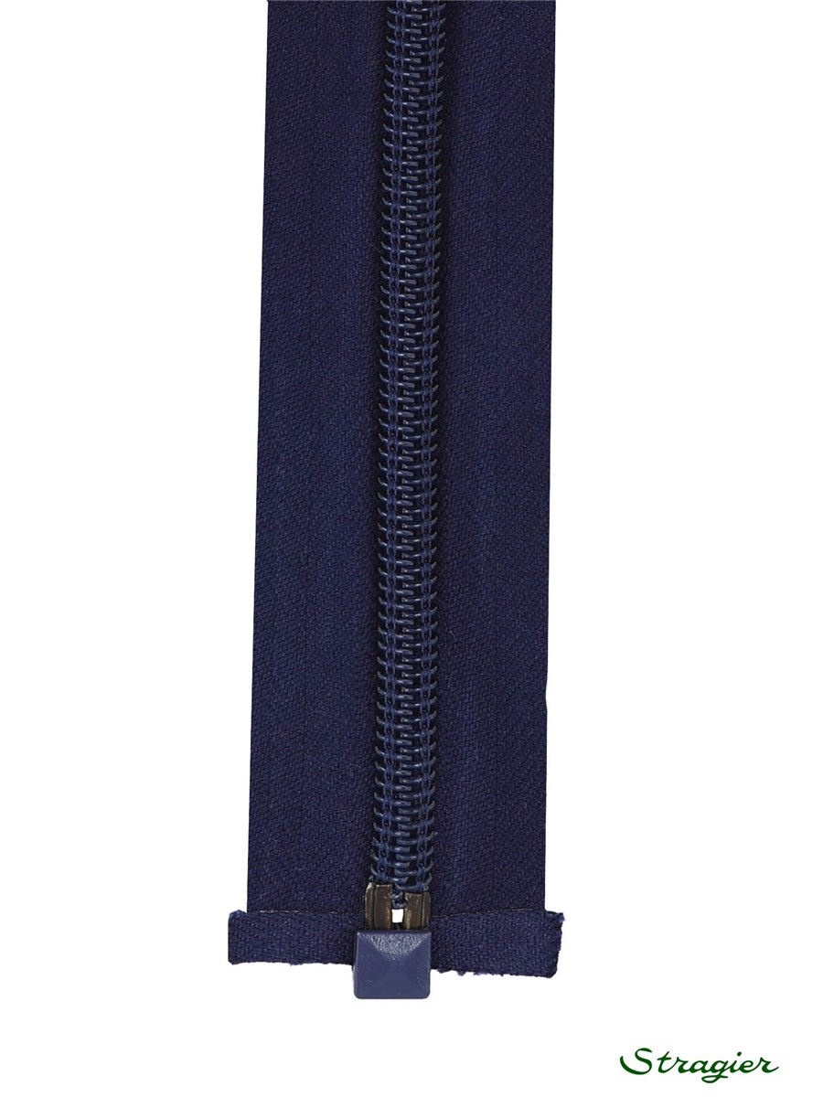 Zip - maille spirale 6mm - Séparable - Myrtille - 65 cm